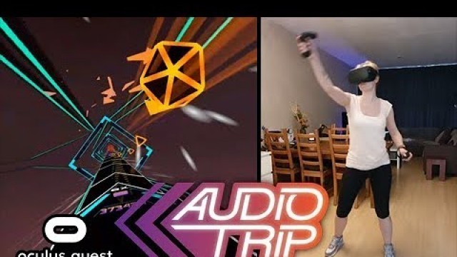 'Audio Trip | RHYTHM AND FITNESS GAME IN ONE | Oculus Quest VR'