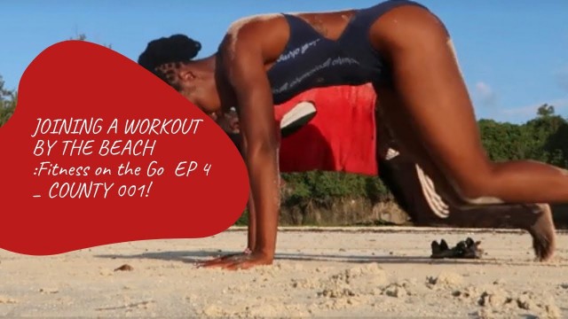 'VLOGMAS DAY 4: JOINING A FITNESS TRAINER FOR A SHORT WORKOUT AT THE BEACH! FITNESS ON THE GO EP 4!!'