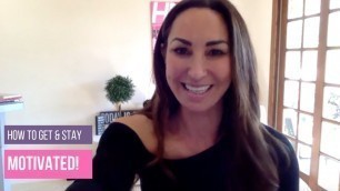 'How to get & stay motivated! | Natalie Jill'