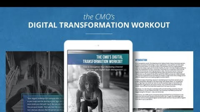 'The CMO\'s Digital Transformation Workout - Promo'