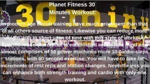 'Main Benefits Of planet fitness 30 min workout!'