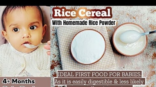 'Rice Cereal for babies/ Rice porridge/Rice powder for babies/ 4 months baby food/ 6 months baby food'