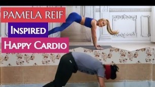 '12 MIN ENJOY CARDIO Inspired by PAMELA REIF | Beginner Workout at Home | Vrittika Soni'