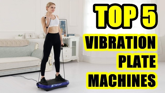 'TOP 5 ❌ Best Vibration Plate Exercise Machine 2021 | for Home Fitness'