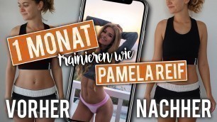 '1 MONAT trainieren wie PAMELA REIF - SIEHT MAN EINEN UNTERSCHIED? | SNUKIEFUL'