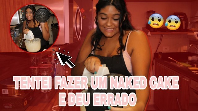 'COMO FAZER NAKED CAKE DE LIMÃO (FITNESS)!!! - #CozinhaComNath'