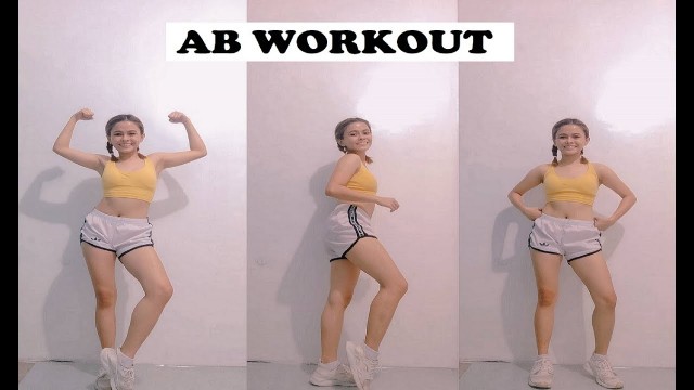 'AB WORKOUT 15 MINS @Pamela Reif  | ILEENE HANGAD'