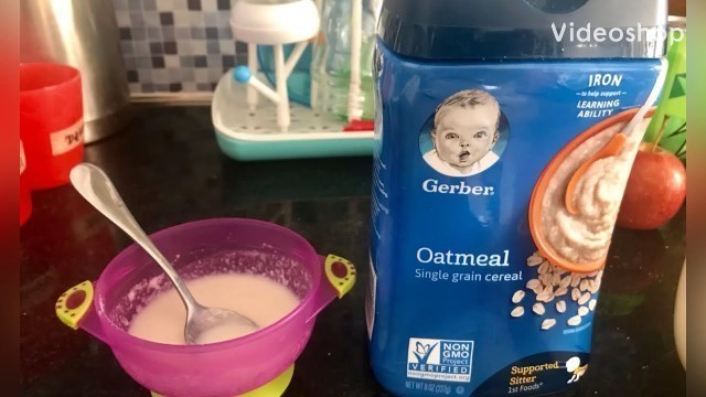 'How to make baby cereal'