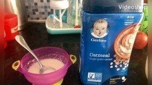 'How to make baby cereal'