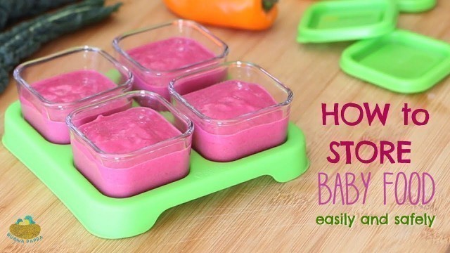 'How to Safely Store Baby Food'