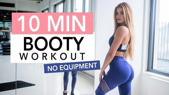 '10 MIN BOOTY BURN  |  No Equipment  |  Pamela Reif'