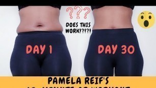 'Trying PAMELA REIF\'S 10-min BEGINNER AB Workout | Week 4 | Health Chronicles'