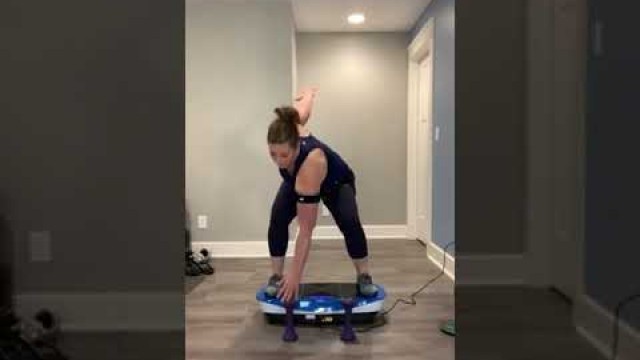 'AMBER KIVETT WHOLE BODY VIBRATION TOTAL BODY BURN WORKOUT using LifePro Rumblex Pro & B3 BFR Bands'