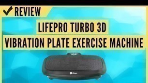 'LifePro Turbo 3D Vibration Plate Exercise Machine - Dual Motor Oscillation Review'