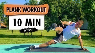 '10 Min Plank Workout For Football Players | Abs & Core Strength'