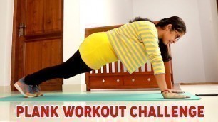 'Plank Workout CHALLENGE'