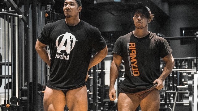 'IFBBプロ竹本選手とスクワット！カネキンベイビー！'