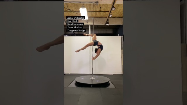 'Advance Pole Dance Combo // Pole Fitness Tutorial// #polefitness #poledance'