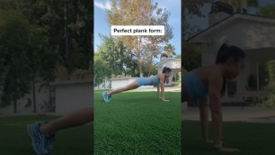 'Does your plank form look like this? #shorts #fitness #abs'