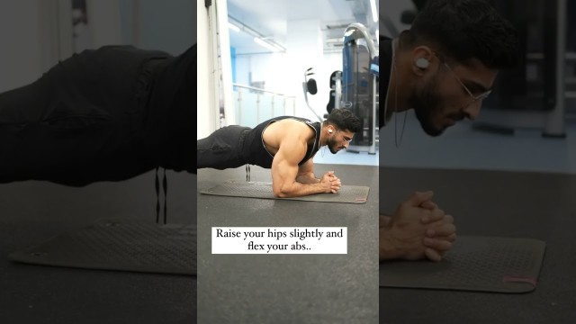 'How to do plank workout 