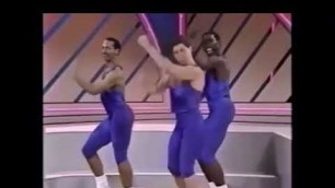 '80s Aerobic Video but with Kirby Dream Land Theme Song playing'