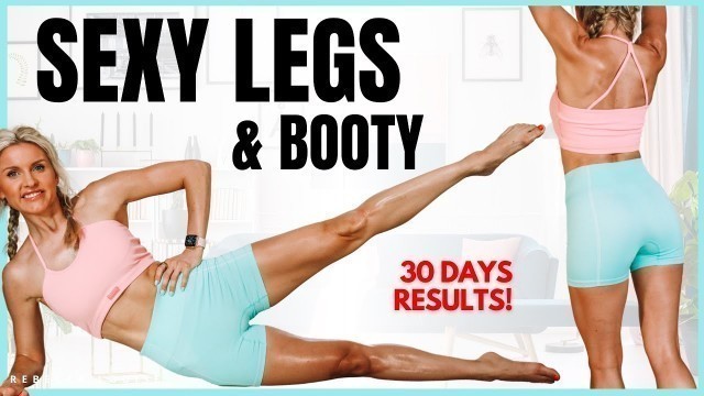 'SEXY LEGS and BOOTY LOW IMPACT HIIT (No Jumping) WORKOUT - 30 Days Results!'