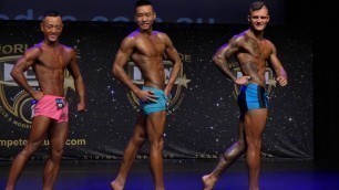 'ICN PRO/AM National Championships 2018 Mens Fitness Model Open Class 1'