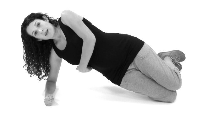 'Pregnancy Side Plank Exercise'