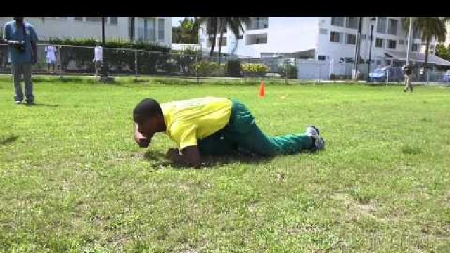 'U.S. Embassy Marines and Barbados Athletes Tackle Combat Fitness Test'