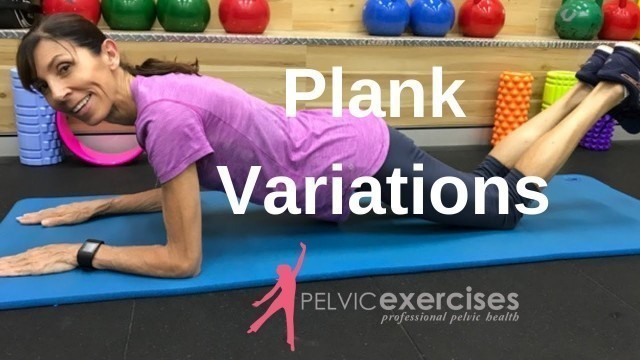 'Plank Variations for Your Core With Prolapse Problems or After Hysterectomy'