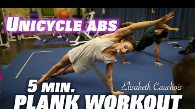 '*NEW* UNICYCLE ABS! (5 min. Plank Workout)'