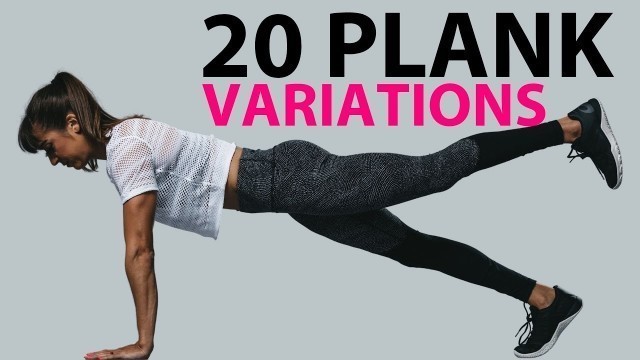 '20 Plank Exercise Variations - Moves For A Plank Workout'