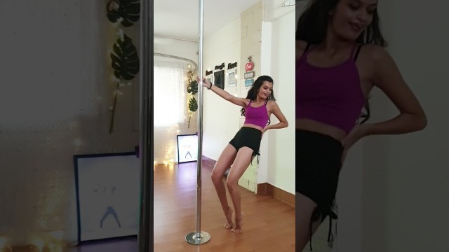 'Pole Dancing for the first time! #Shorts | Dhruvi Shah'