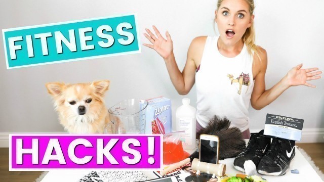 '8 Simple Fitness Hacks - EASY LIFE HACKS! | Rebecca Louise'