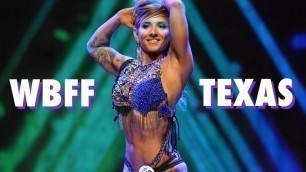 'SHOW DAY: WBFF Dallas Texas Bodybuilding Show Fitness Model'