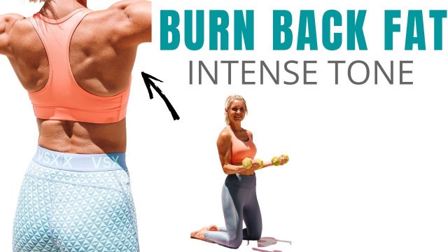 '10 Min Intense BURN BACK FAT (Home workout for toned back)'