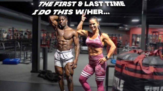 'TRAINING W/ WBFF PRO FITNESS MODEL | She Made Me Do This...'