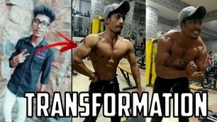 '#transformation #posing #fitness #onelife #fitindia #bodybuilding #abhishekvaghelatransformation'