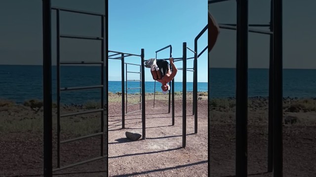 'Back Lever press #calisthenicsworkout #motivacion #fitnessmodel'