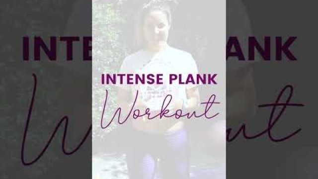 'INTENSE PLANK WORKOUT'