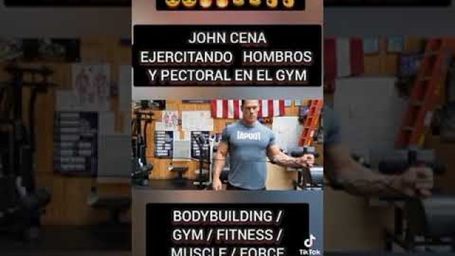 '#johncena #exercise #shoulder #pectoral #muscle #bodybuilding #fitness #gym #shorts #short #viral 