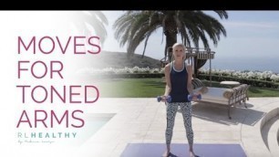 '10 MINUTE TONED ARMS - 5 Moves For Toned Arms | Rebecca Louise'