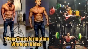 'Salman Khan’s Brother In Law Aayush Sharma 1 Year TRANSFORMATION | WORKOUT VIDEO'