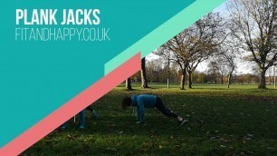 'How to do plank jacks'