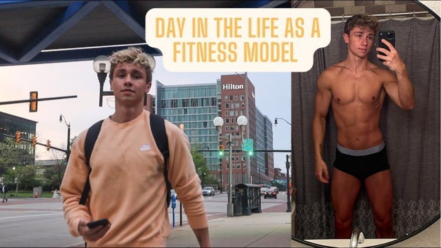 'DAY IN THE LIFE AS A FITNESS MODEL | Skin care routine | Push Workout'