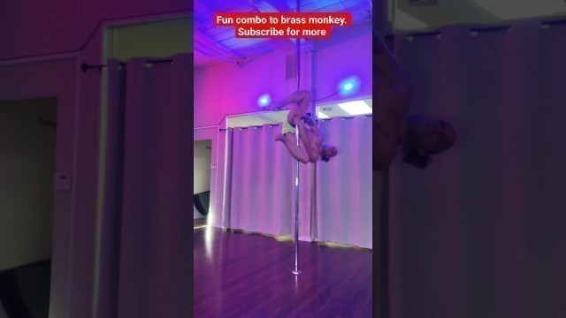 'Genie to Brass Monkey Pole trick Combo : Male Pole Fitness lover'