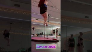 'Pole dance motivation! Plus size pole dance progress!'