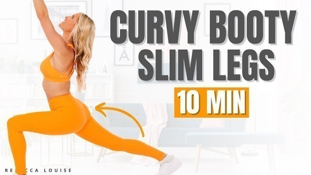 'Curvy BOOTY and SLIM LEGS at Home Workout (get a round BUTT)'