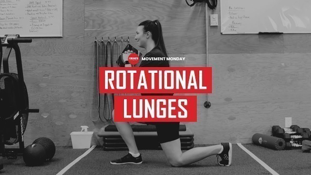 'ROTATIONAL LUNGES | MOVEMENT MONDAY | FUKUMOTO FITNESS'