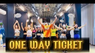 'Zumba One Way Ticket | Tanja Thomas | Tiktok Remix | 80s Disco Song | Vishal Zumba |'